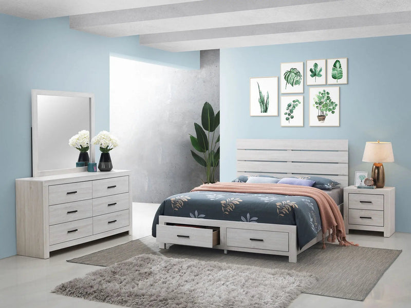 Brantford 4-piece Queen Bedroom Set Coastal White by Unique Piece Furniture