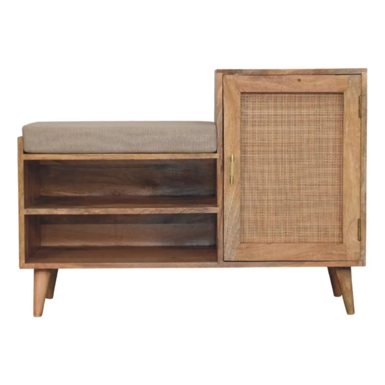 Larissa - 2 Slot Bench Unit - Beige by Unique Piece Furniture
