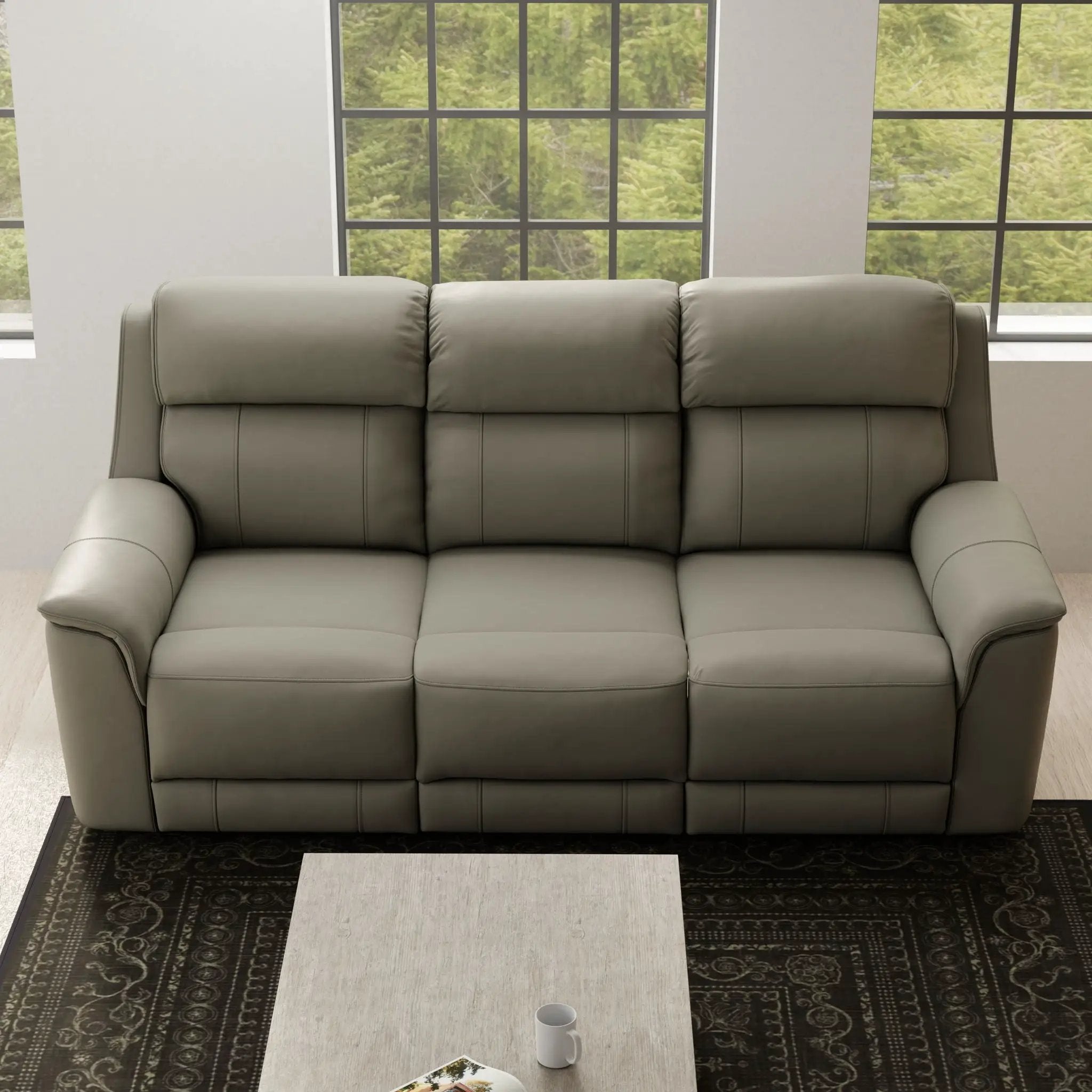 Oslo - Dual Power Reclining Sofa by Unique Piece Furniture