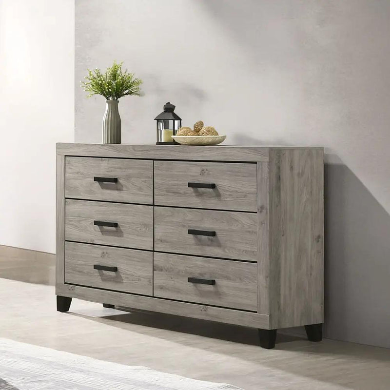Mari - Dresser - Light Gray Finish by Unique Piece Furniture