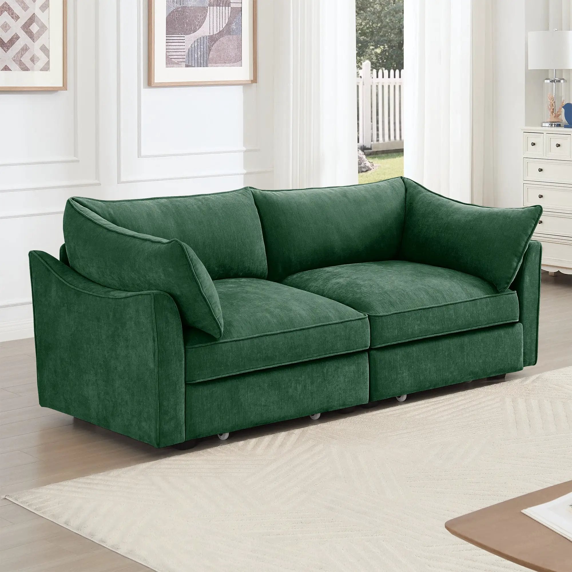 2 Seater Sofa With Pull Out Storage Drawers by HouseOfZazla