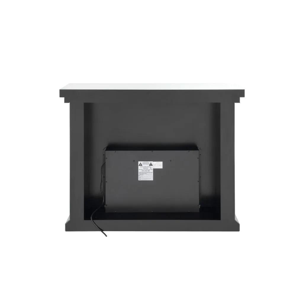 Nysa - 40" Fireplace - Mirrored & Faux Crystals by Unique Piece Furniture