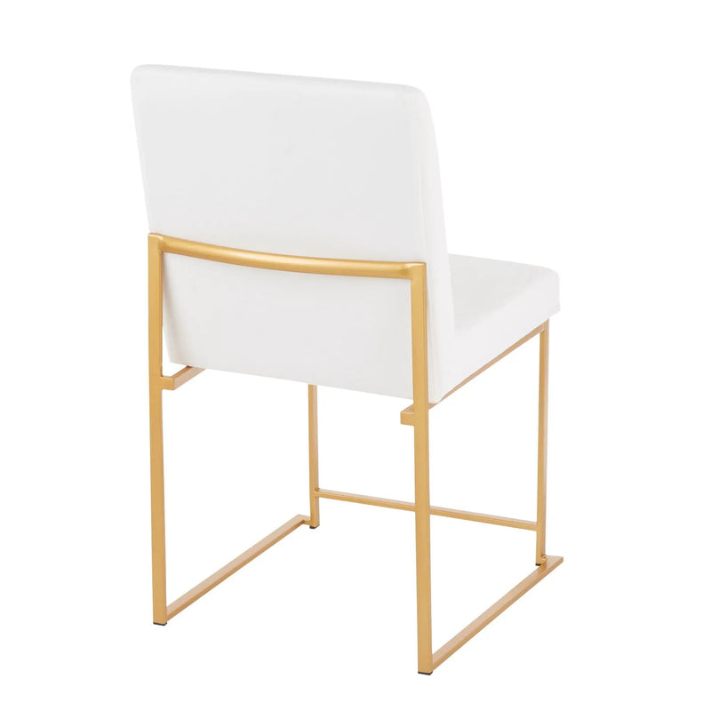Fuji - Contemporary Stylish Frame, High Back Dining Chair (Set of 2) by Unique Piece Furniture