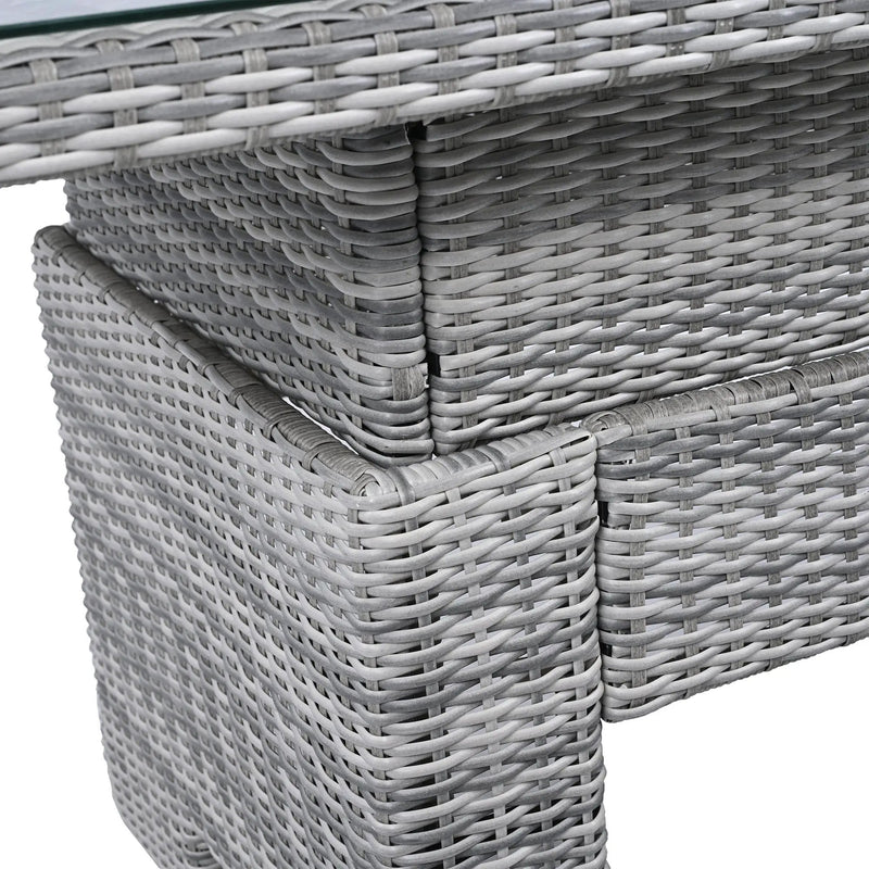 Outdoor Furniture Set Patio Rattan with Recliners and Tables by HouseOfZazla