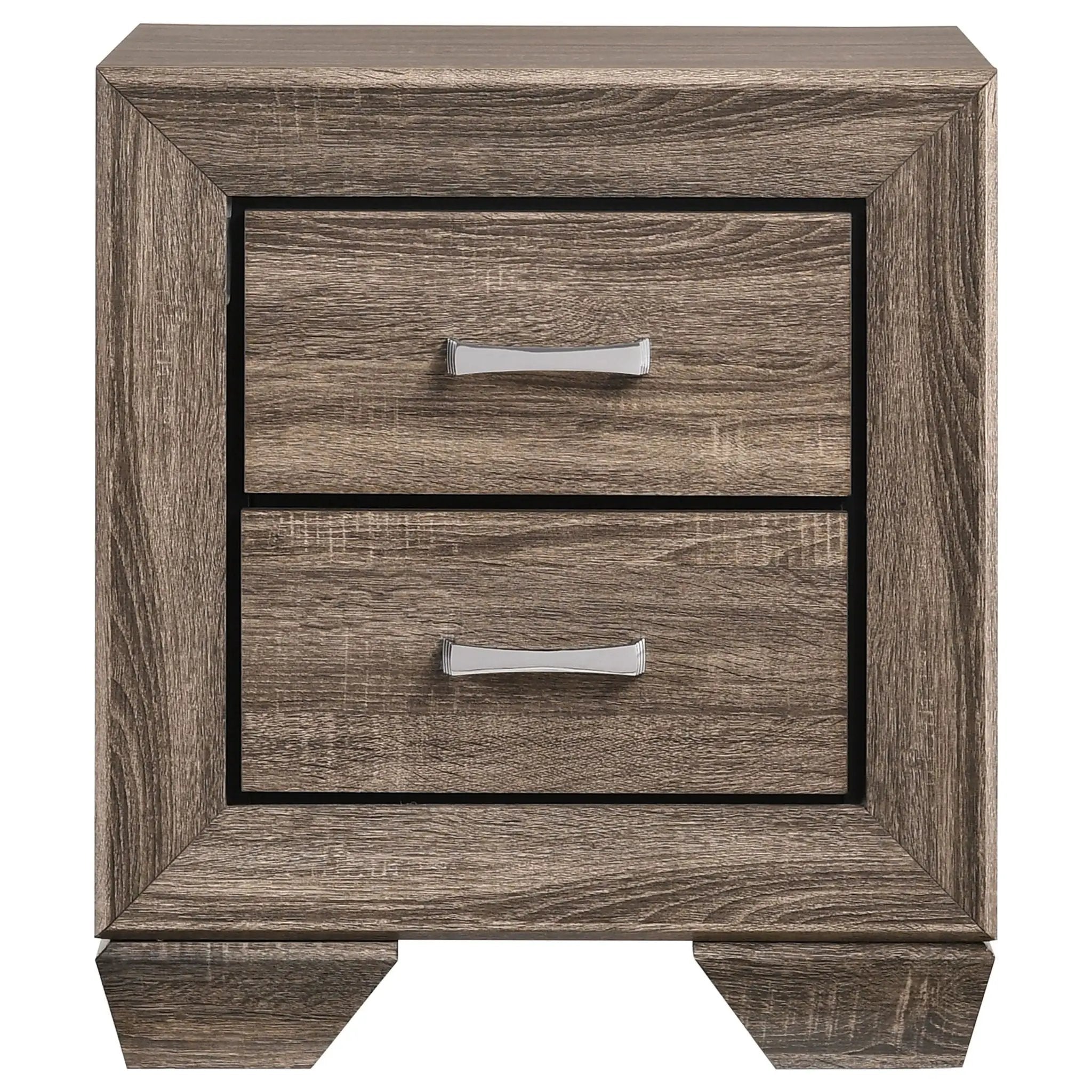 Kauffman 5-piece Eastern King Bedroom Set Washed Taupe by Unique Piece Furniture