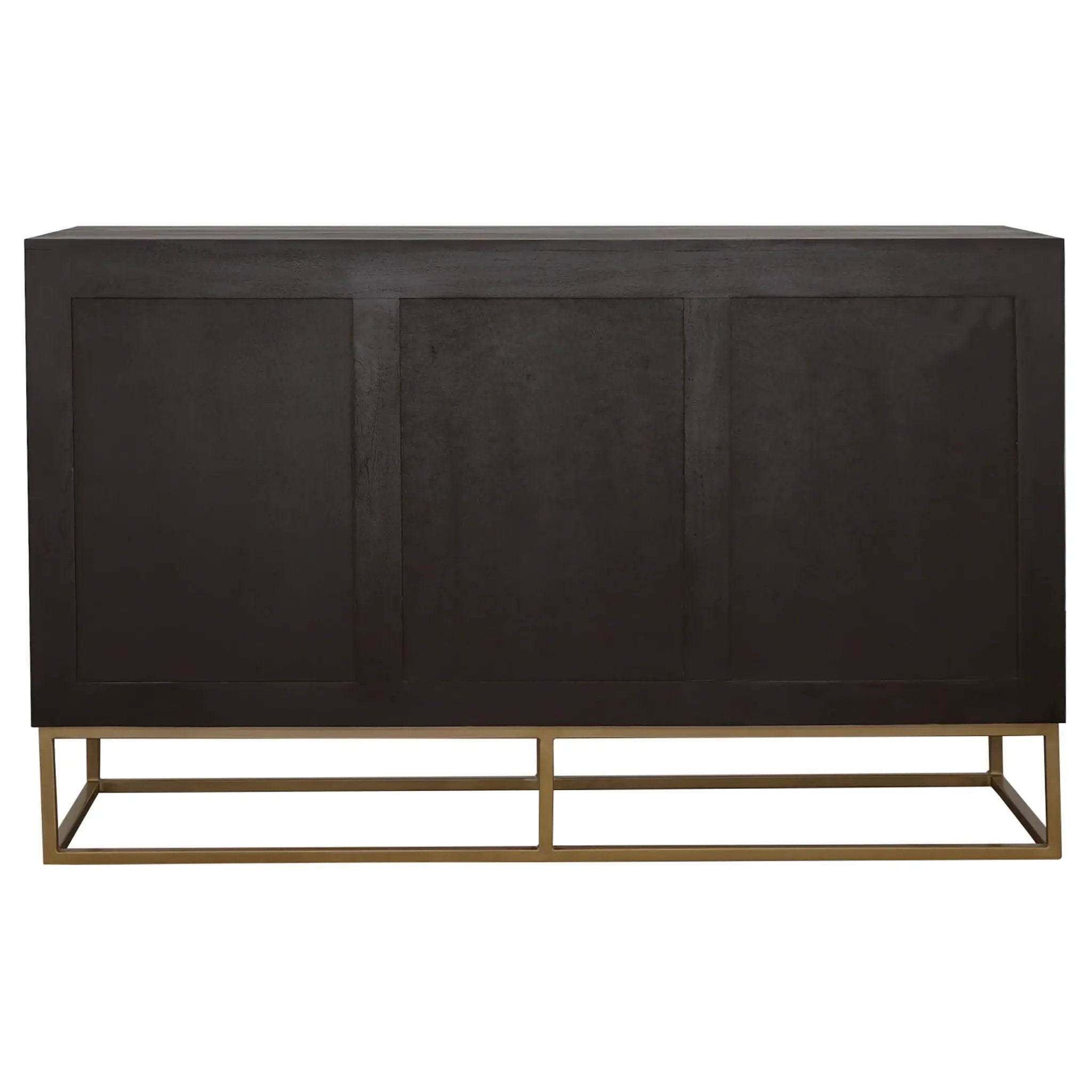Zara 2-door 57-inch Wood Accent Storage Cabinet Black Walnut by Unique Piece Furniture