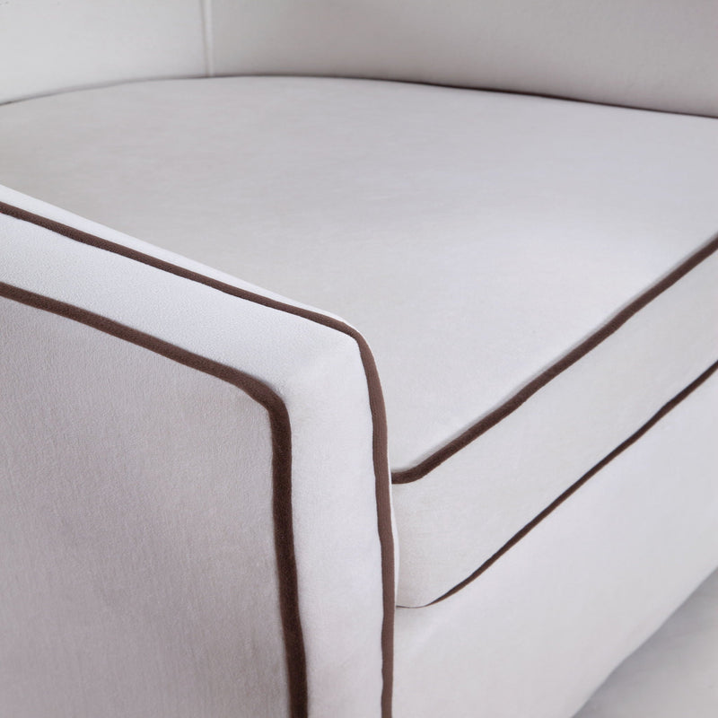 Kendall - Swivel Chair With Barrel Back Design by HouseOfZazla