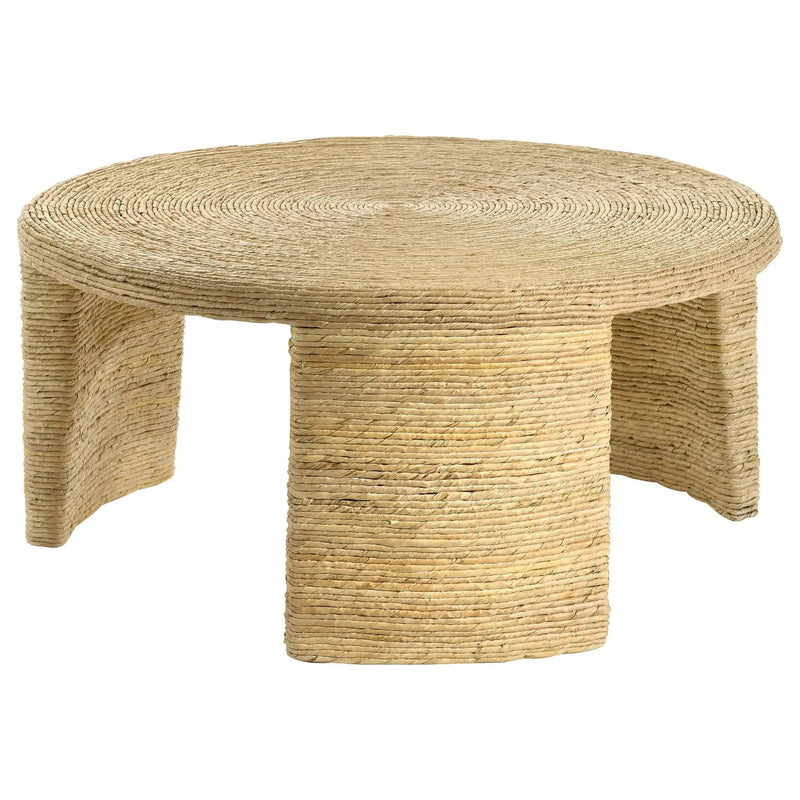 Artina 2-piece Rattan Coffee and End Table Set Natural by Unique Piece Furniture