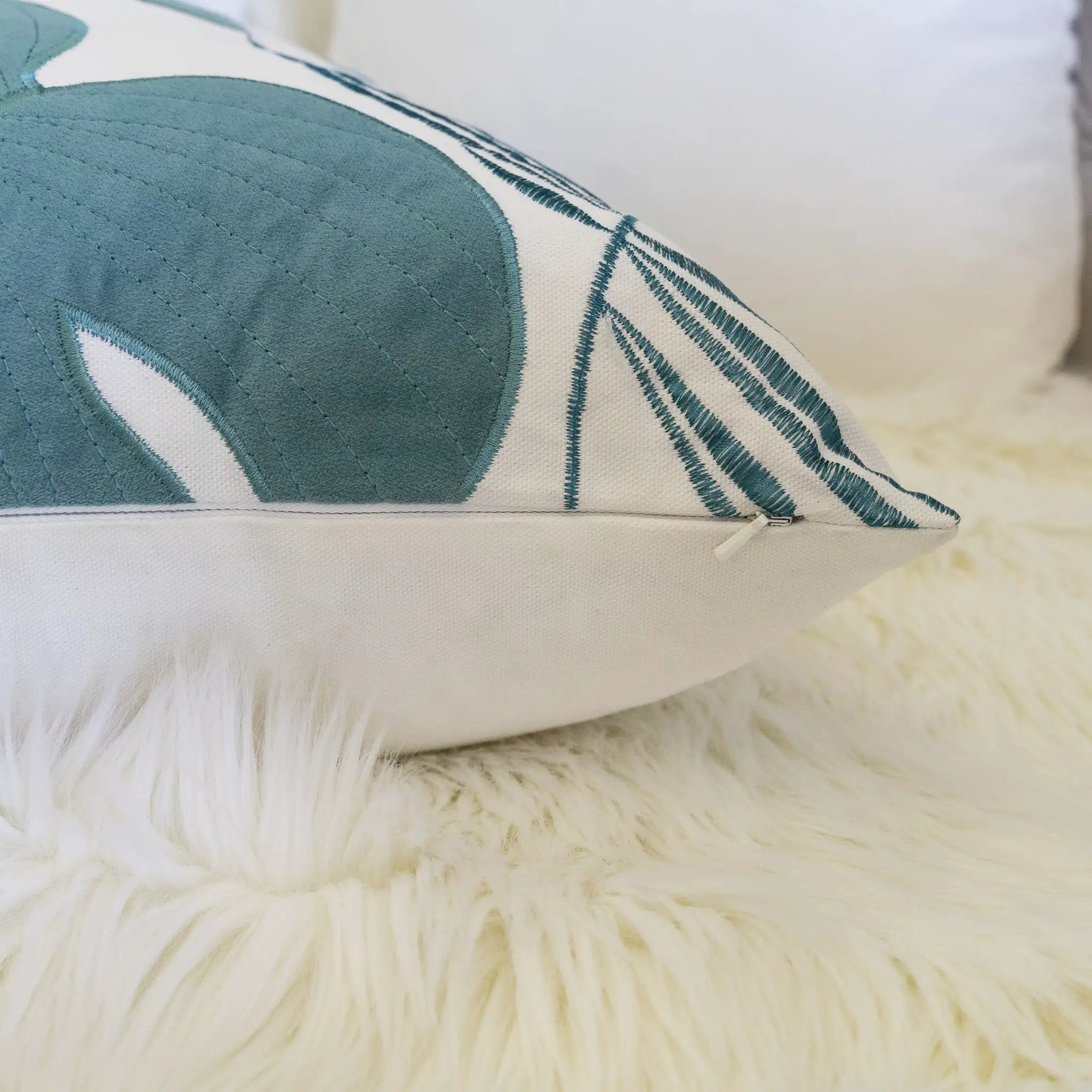 Autumn Vibes Leaf Accent Pillow by Unique Piece Furniture