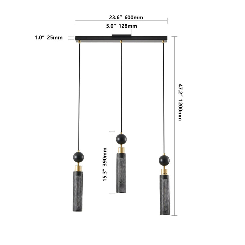 25" Modern Pendant Chandelier by HouseOfZazla