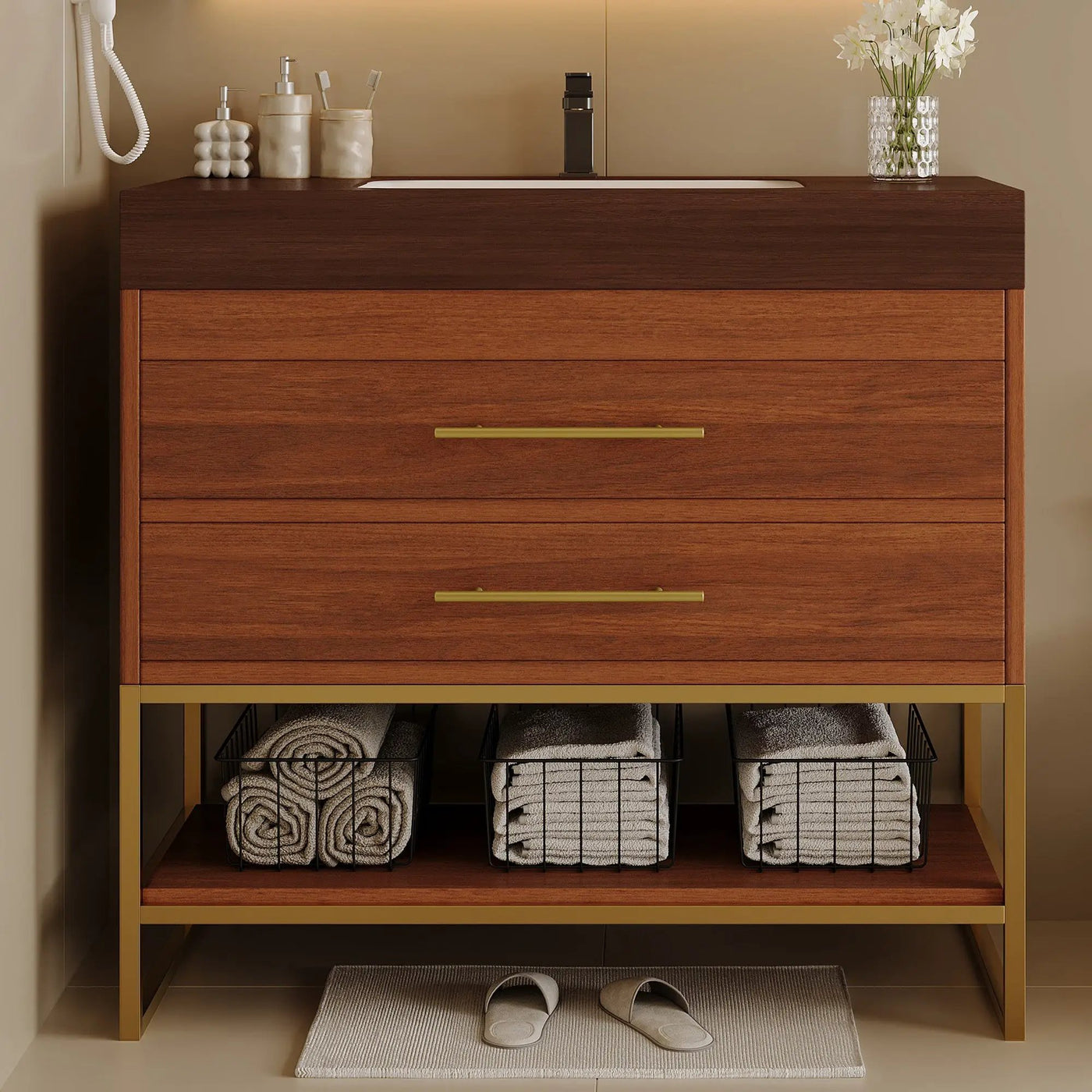 29.9" Modern Free-standing Bathroom Vanity by HouseOfZazla
