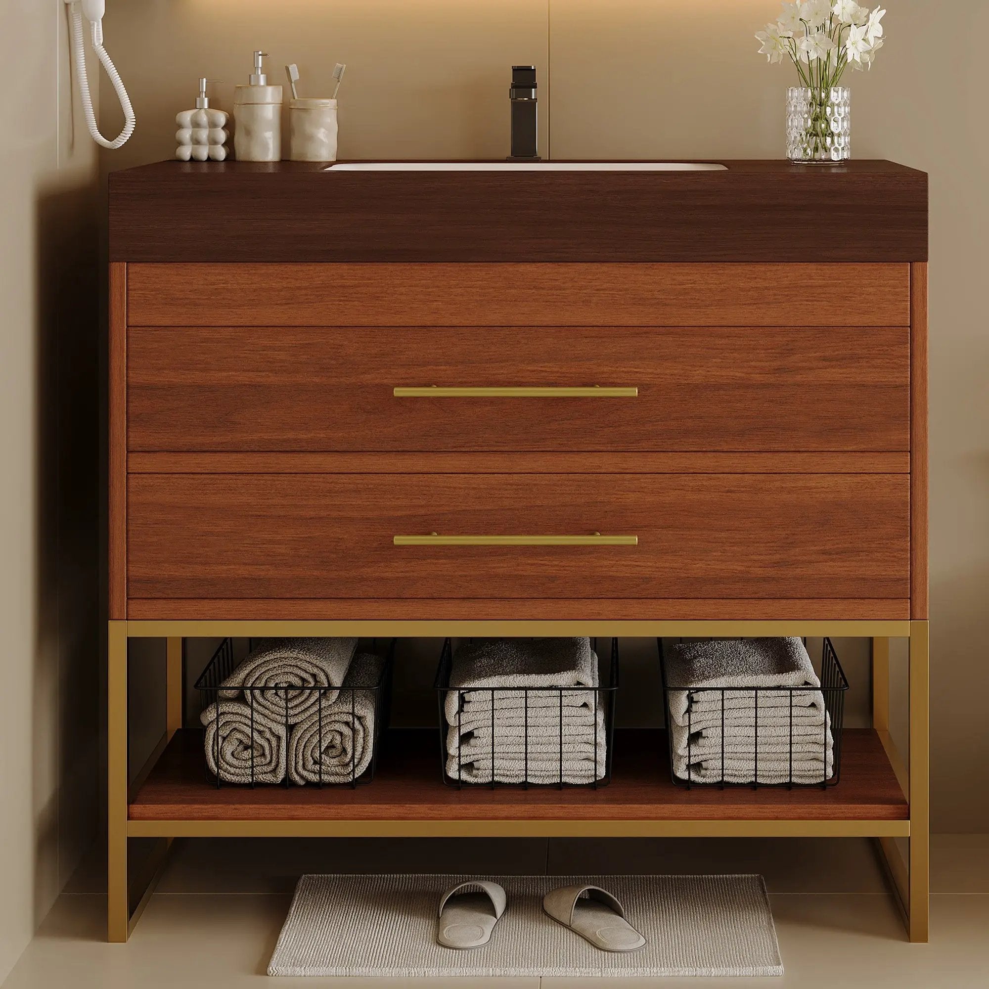 29.9" Modern Free-standing Bathroom Vanity by HouseOfZazla