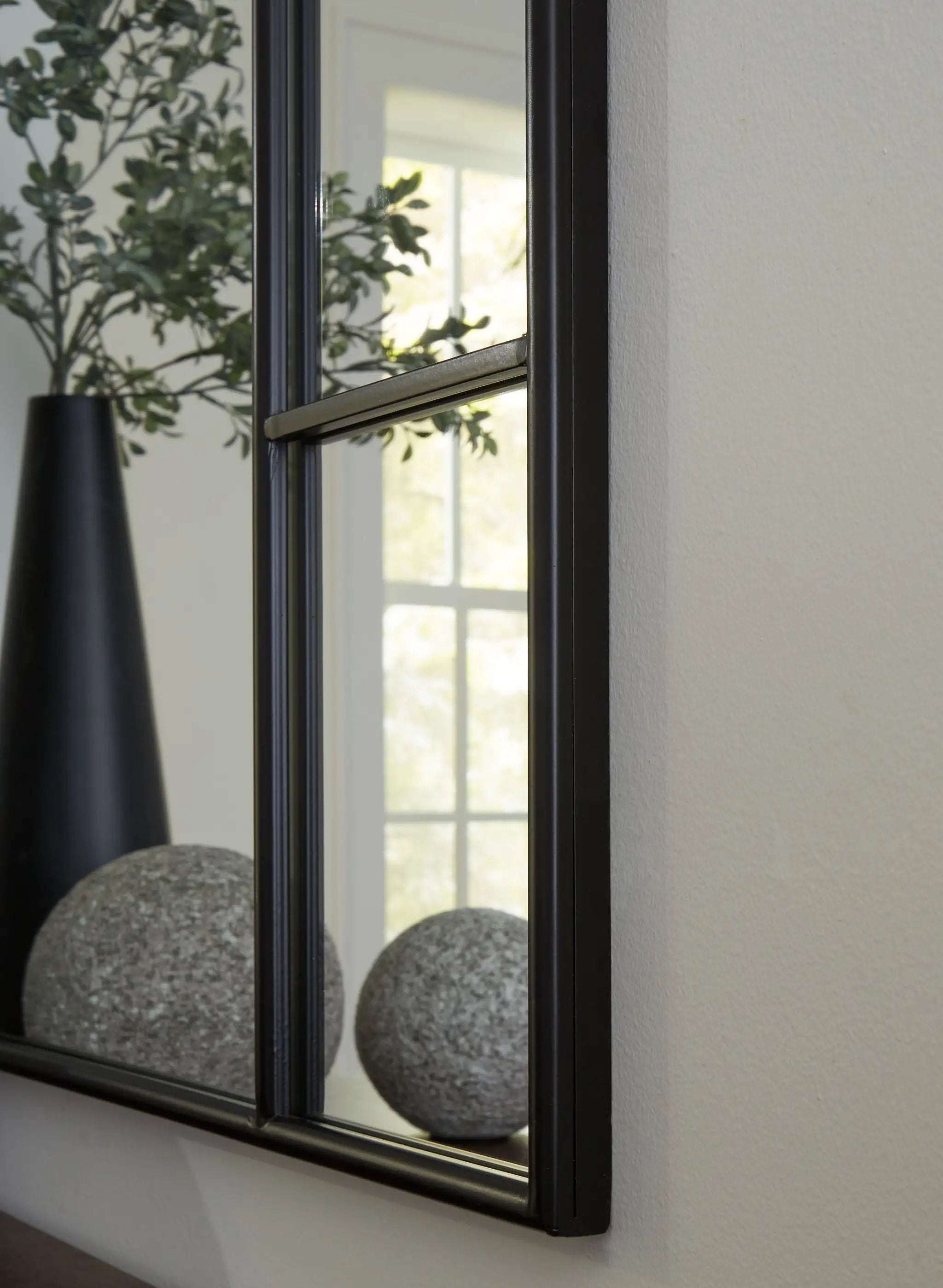 Evengton - Accent Mirror - Black by Unique Piece Furniture