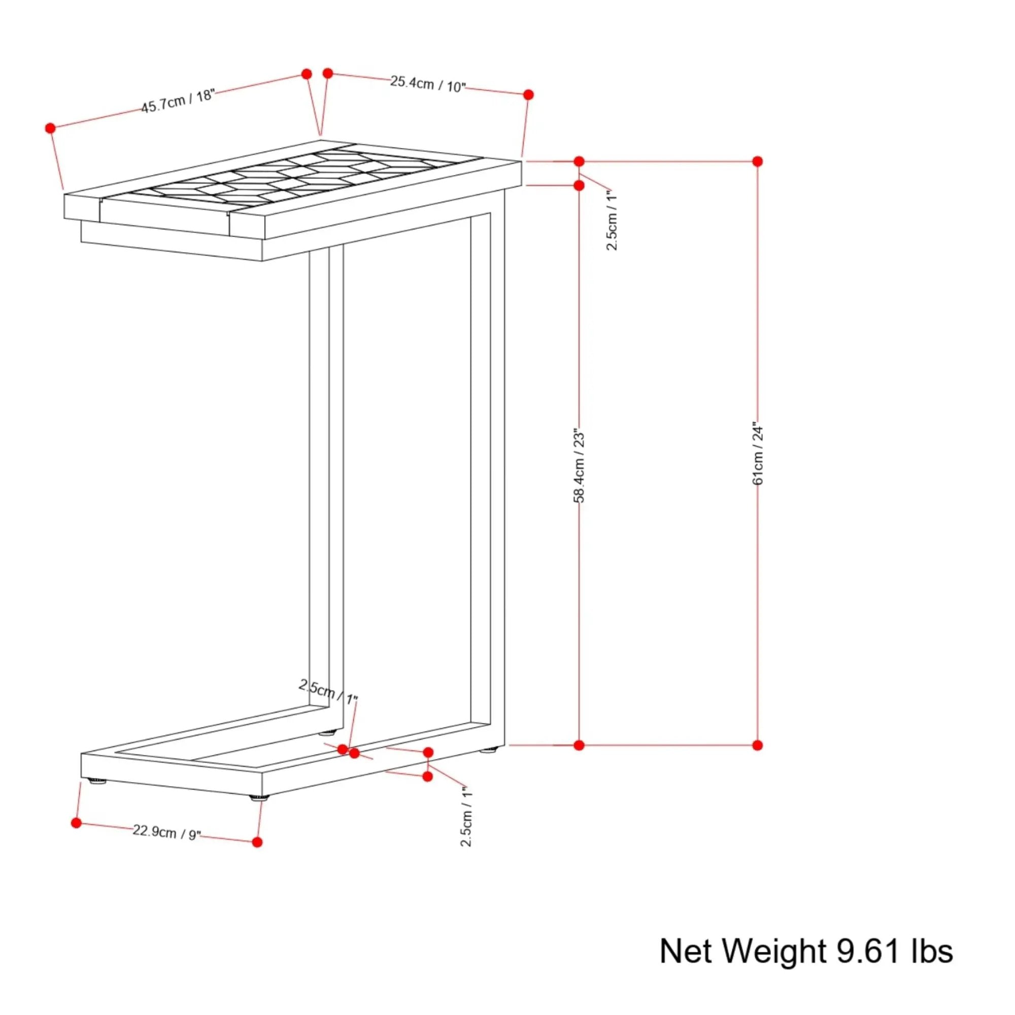 Skyler - C Side Handcrafted Table by Unique Piece Furniture
