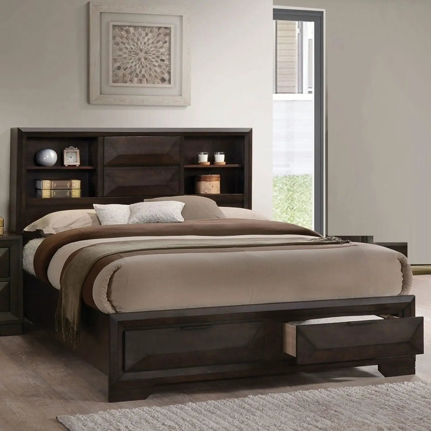 3 Piece Set Bed With Storage And 2 Nightstands by HouseOfZazla