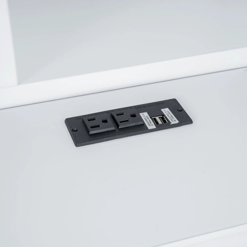 Platform Bed With Multi Storage Headboard, USB And Drawers by Unique Piece Furniture