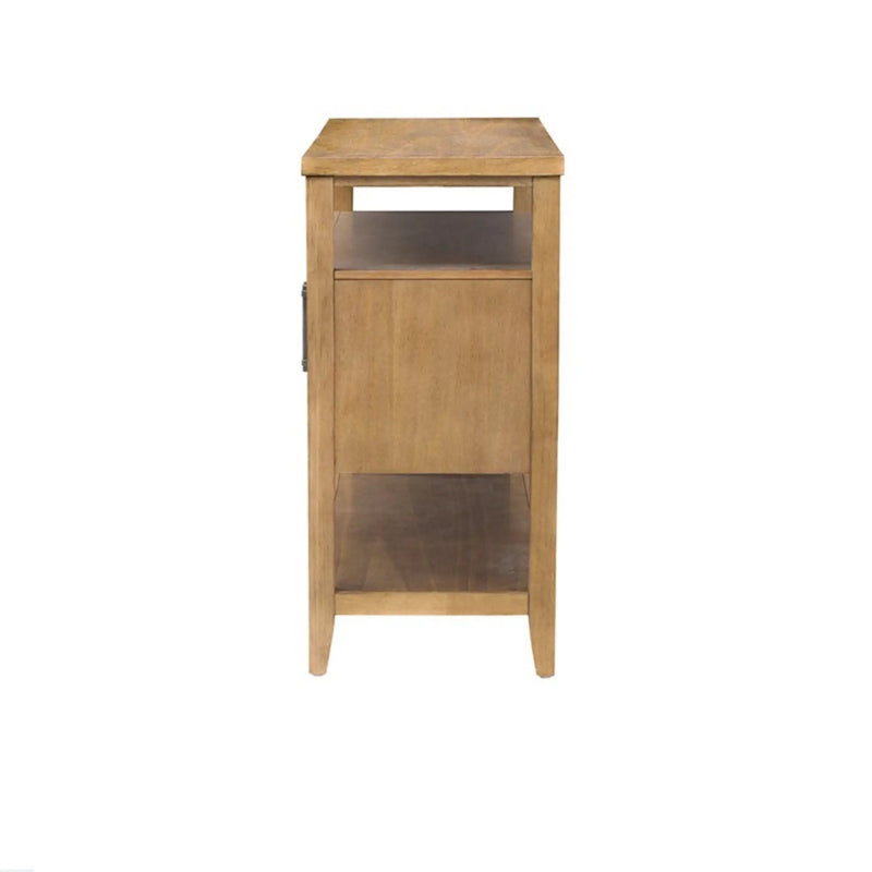 Naomi - 2 Door Storage Console Table With Ample Shelving - Natural by Unique Piece Furniture