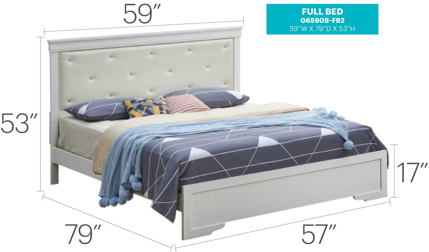 Chic Elegantly Designed Transitional Bed by HouseOfZazla