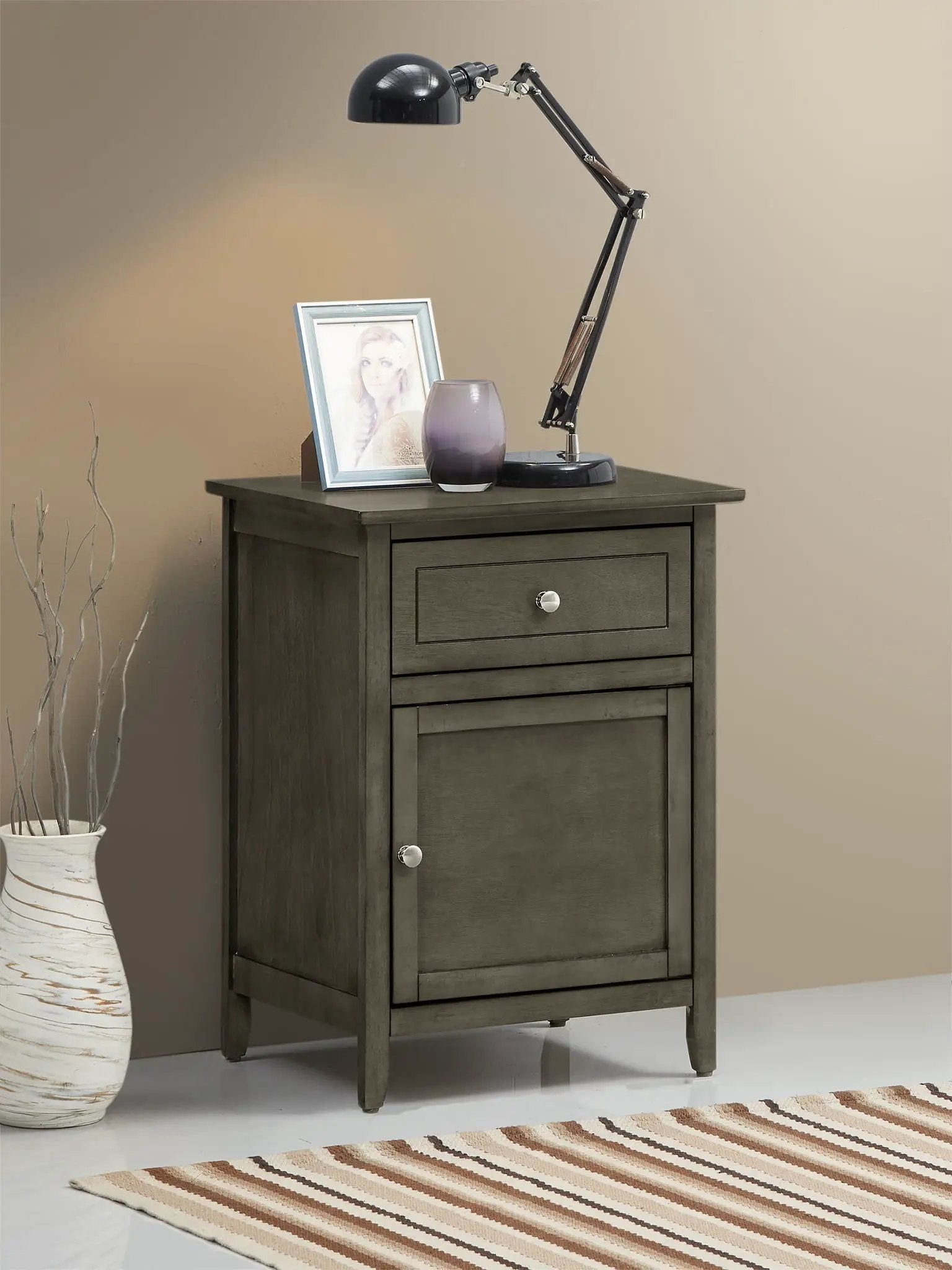 1 Drawer / 1 Door Nightstand by Unique Piece Furniture