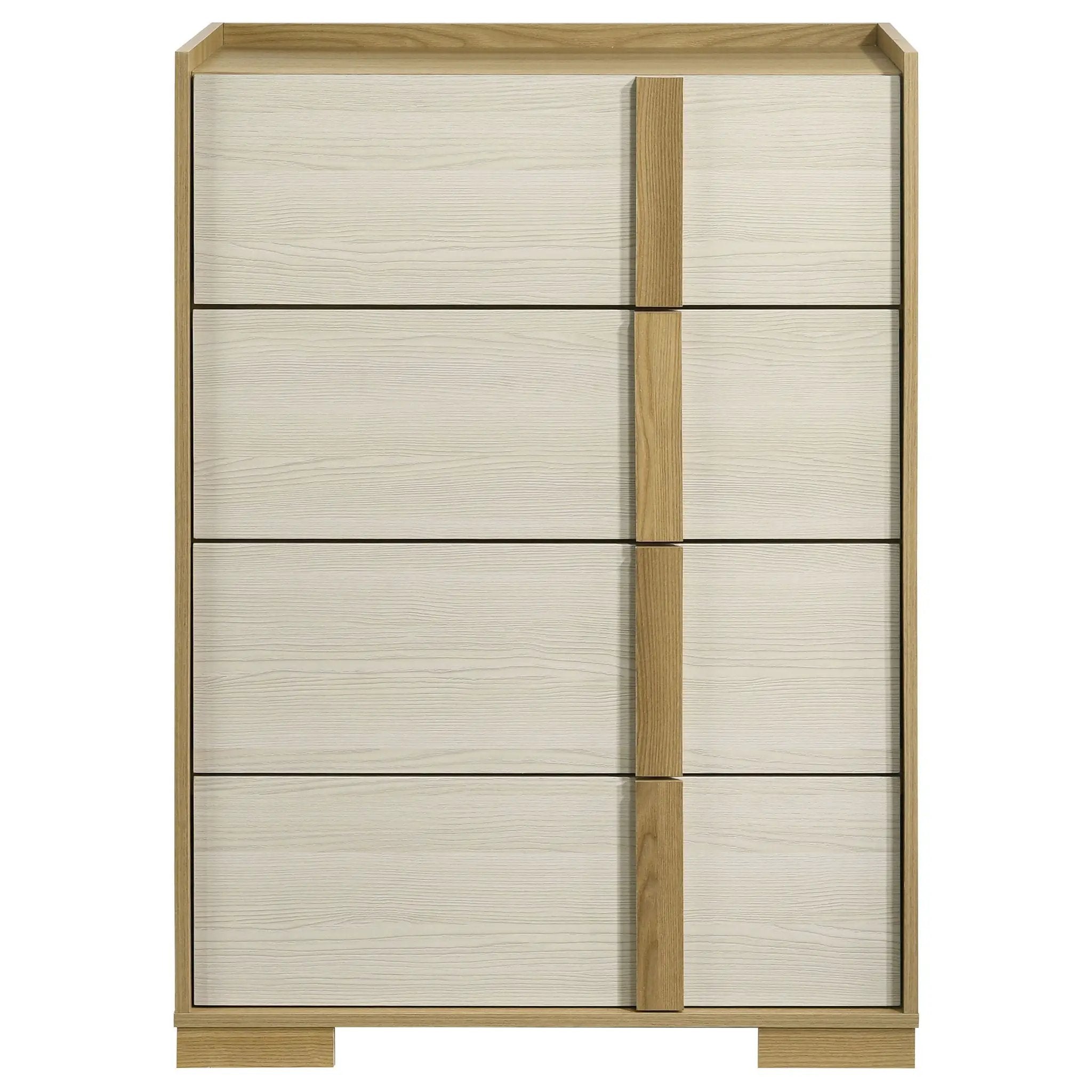 Hyland 4-drawer Chest of Drawers Natural by Unique Piece Furniture