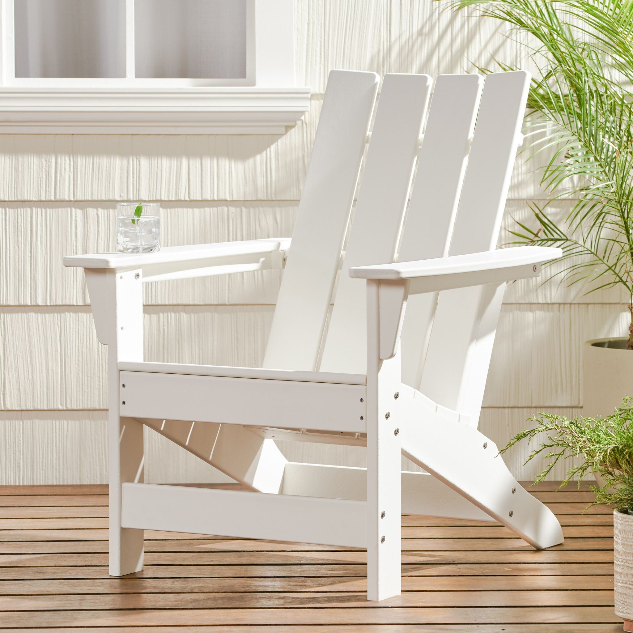 Enigmara Outdoor High Density Resin Adirondack Chair by HouseOfZazla