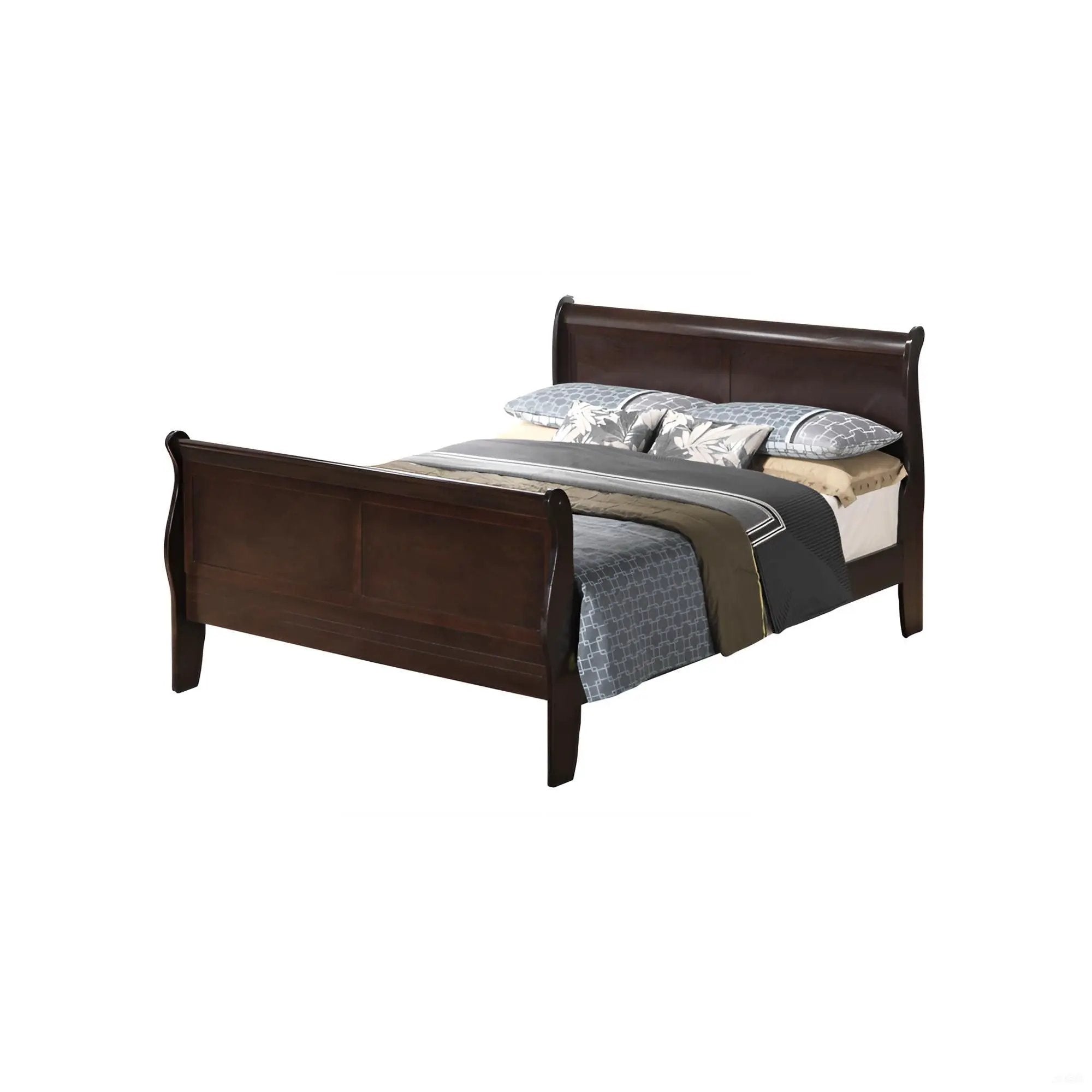 Louis Phillipe - Panel Sleigh Bed by Unique Piece Furniture
