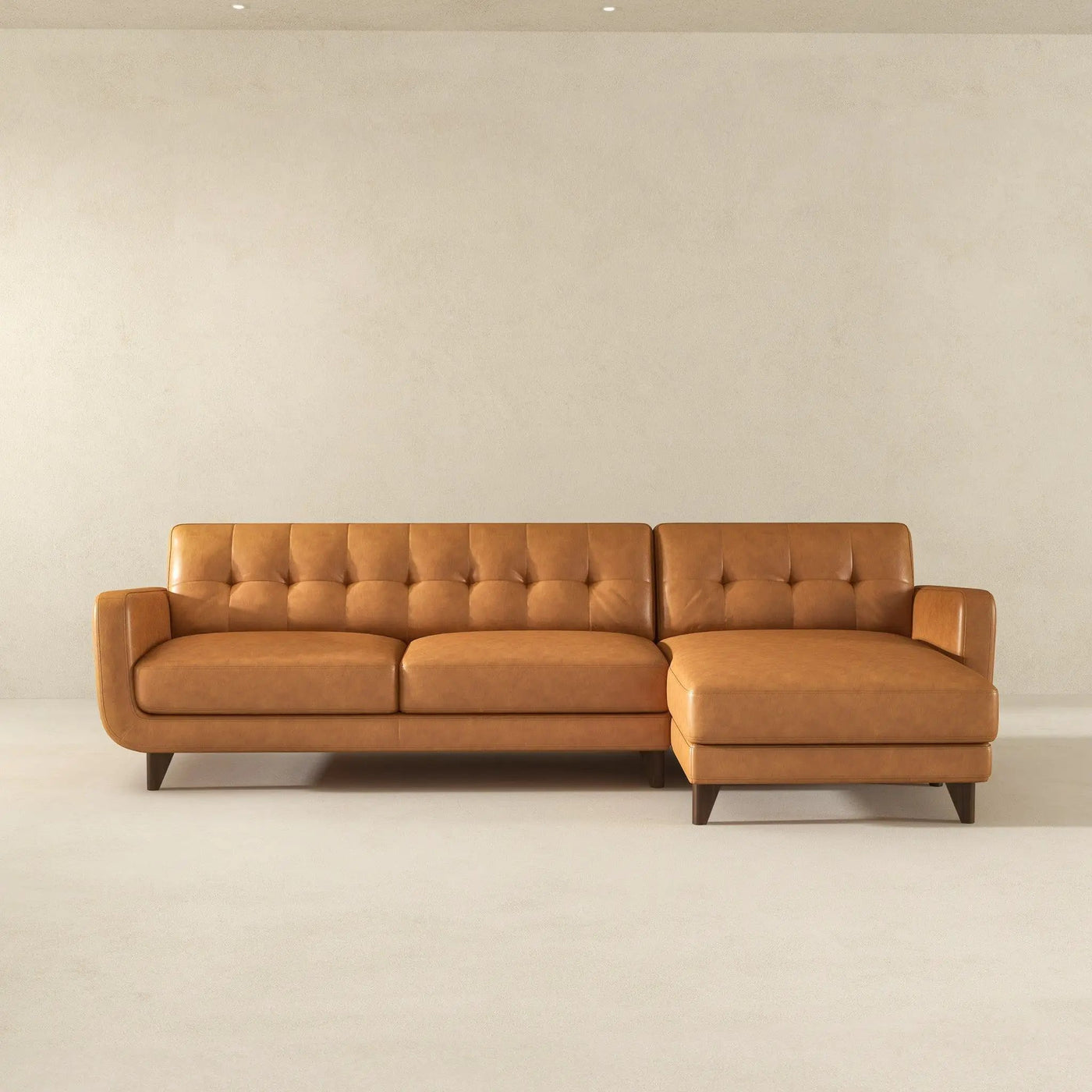 Allison - Mid-Century Modern Sectional Sofa Chaise by Unique Piece Furniture