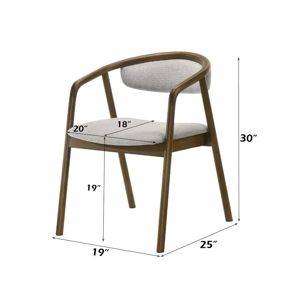 Delina - Side Chair - Walnut by Unique Piece Furniture