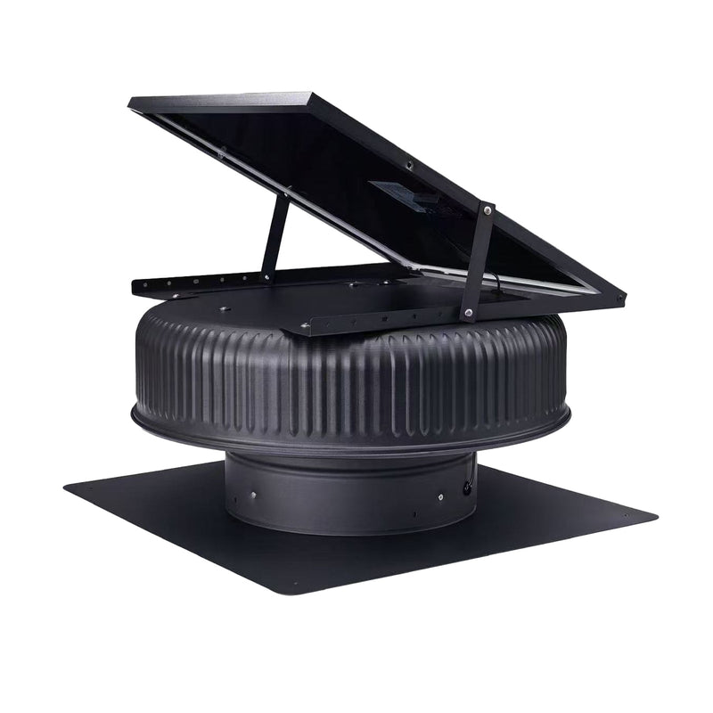 12" Adjustable Solar Roof Vent Fan with Remote Control by HouseOfZazla