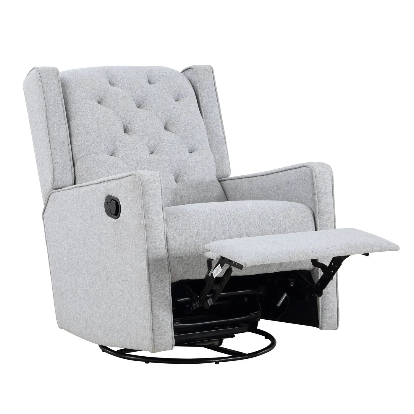 Milah - Gliding Swivel Recliner Tufted by Unique Piece Furniture