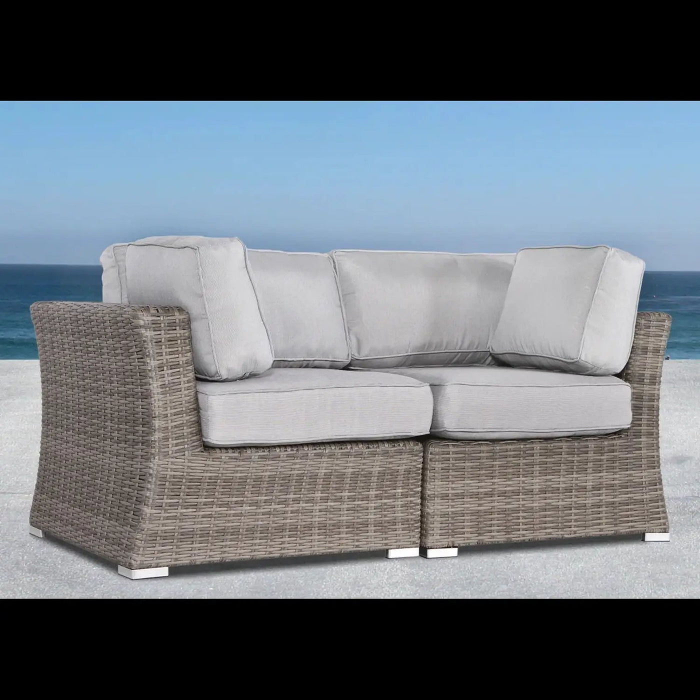 Loveseat With Cushions by Unique Piece Furniture