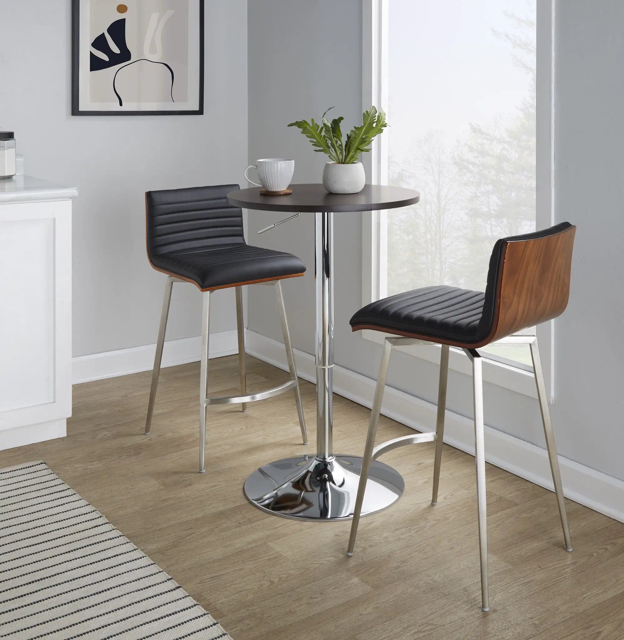Adjustable Contemporary Bar Table by Unique Piece Furniture