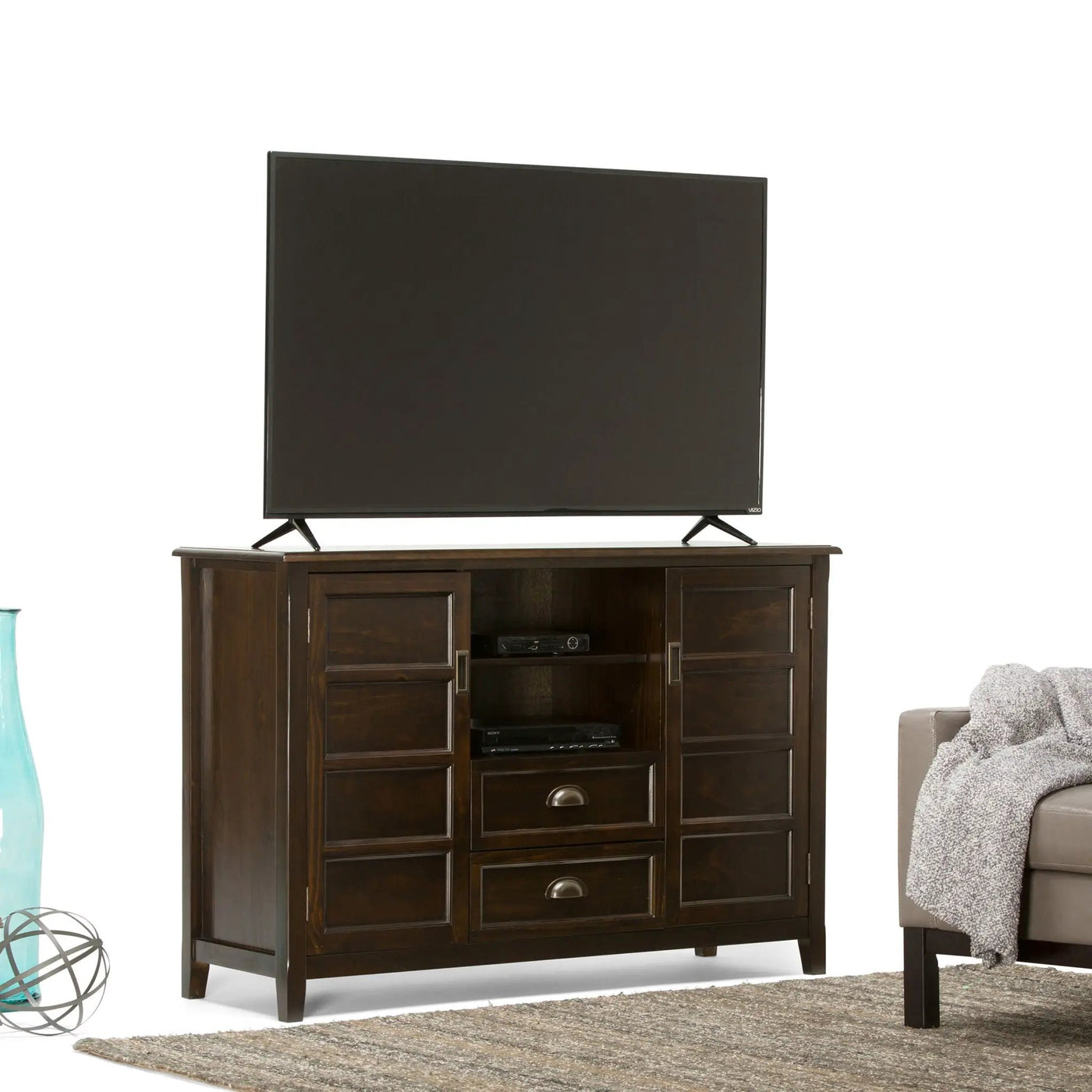 Burlington - Handcrafted Tall TV Media Stand by Unique Piece Furniture
