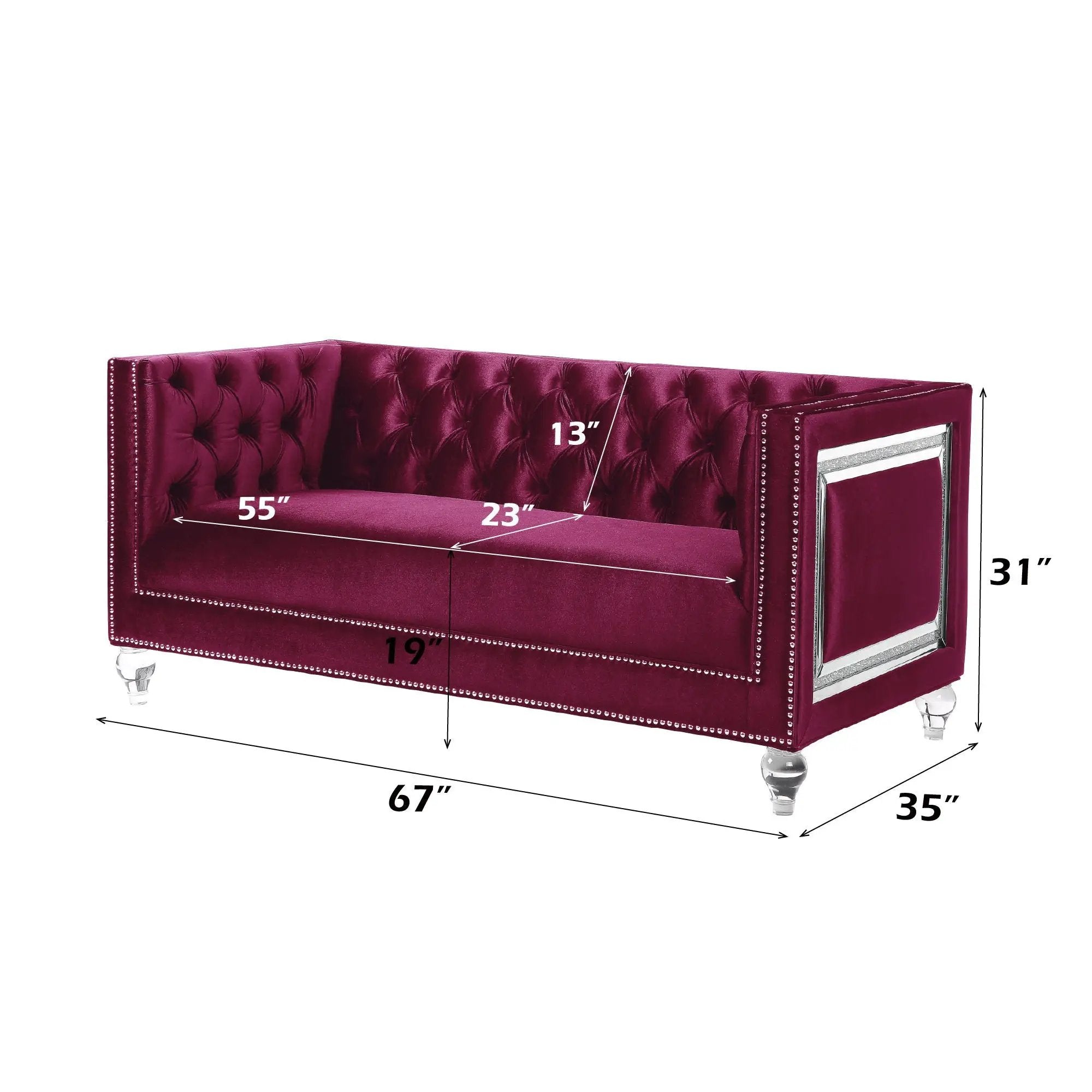 Heibero - Loveseat by Unique Piece Furniture