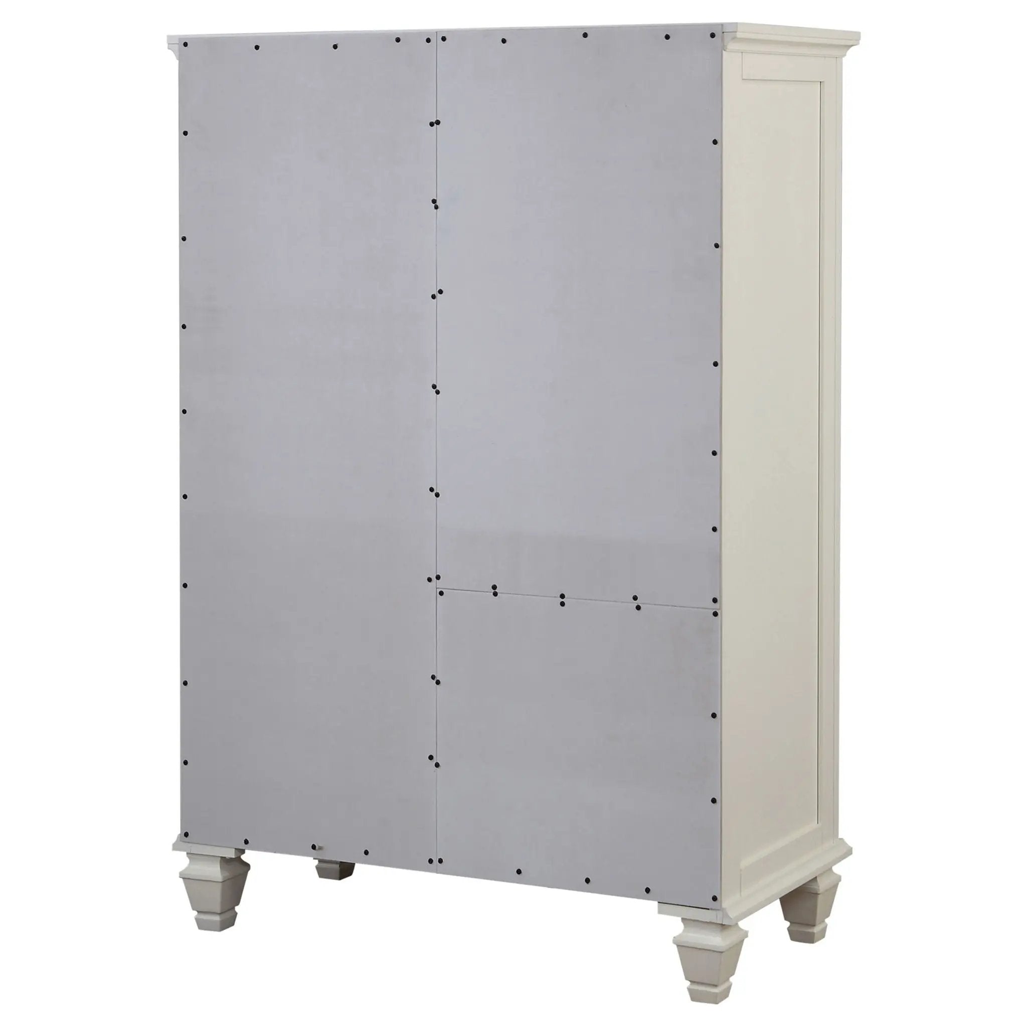 Sandy Beach 8-drawer Door Chest Cream White by Unique Piece Furniture