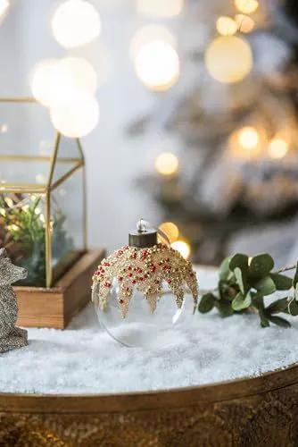Christmas Ball Ornaments, Decorative Hanging Ball Christmas Tree Ornaments For Holiday Party Decorations by Unique Piece Furniture