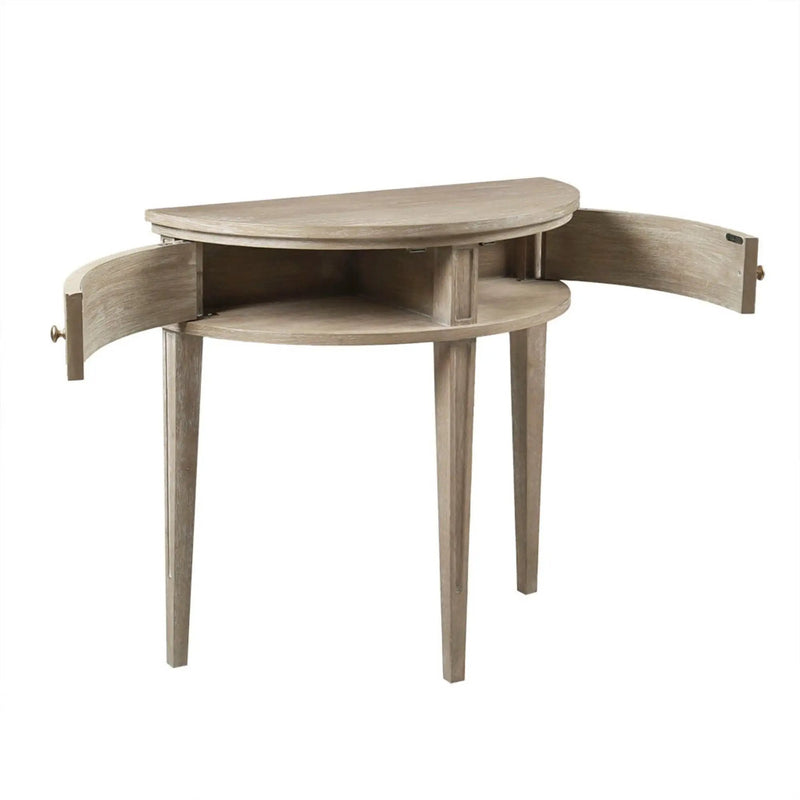Vintage Inspired Storage Console Table With Fluted Doors by HouseOfZazla