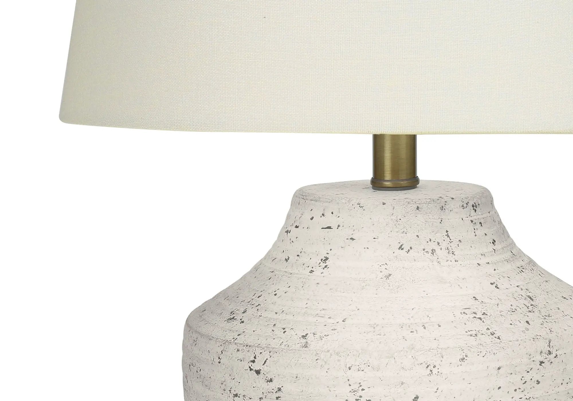 Modern Lighting Table Lamp Concrete Cream by HouseOfZazla