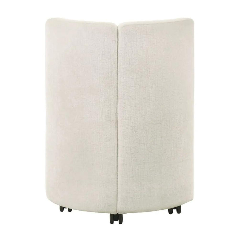 Blayde - Side Chair With Swivel (Set of 2) - White Chenille Fabric by Unique Piece Furniture
