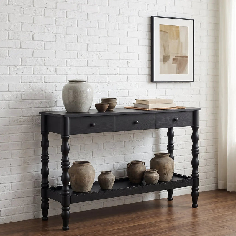 47.2'' Solid Wood Console Table for Entryway by HouseOfZazla