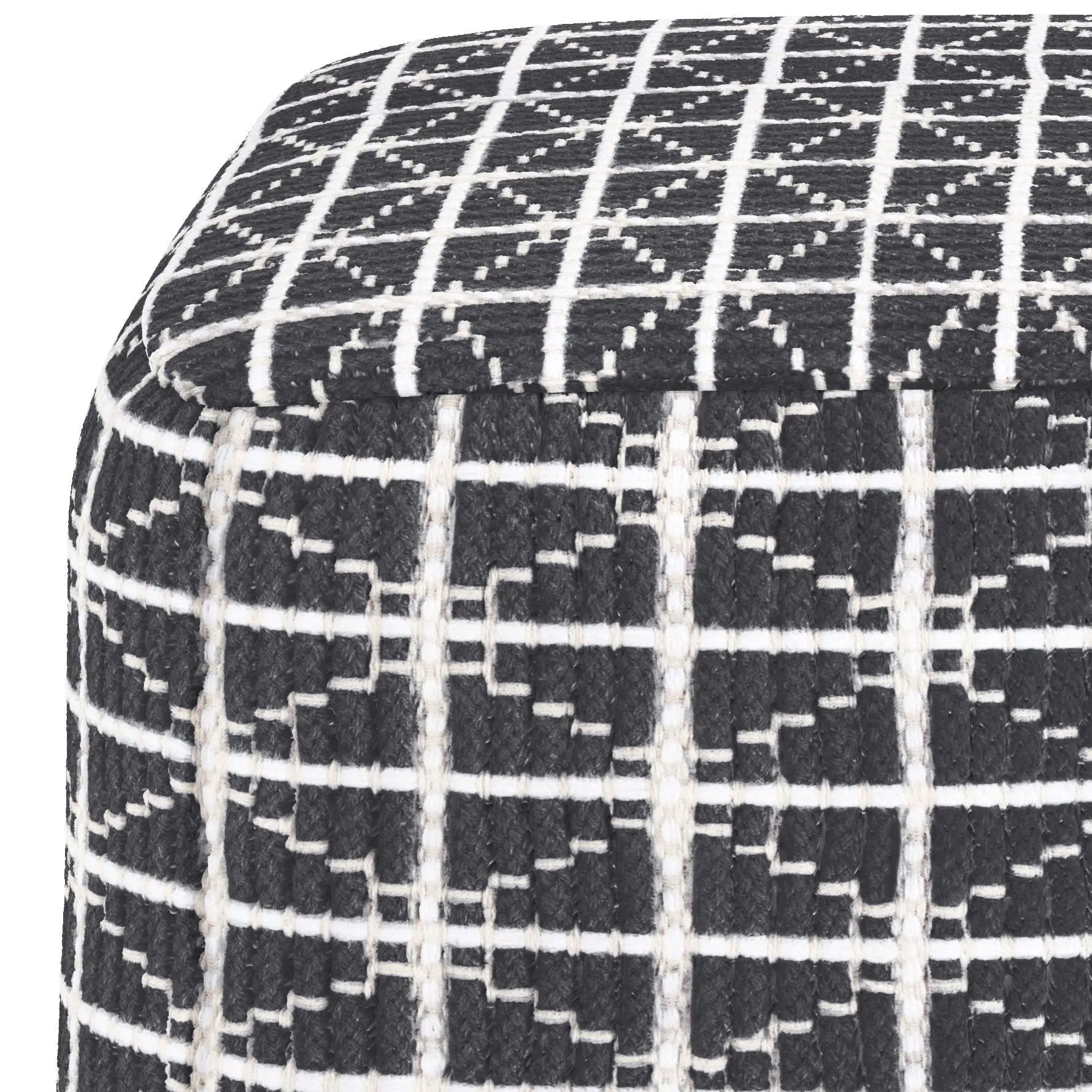 Noreen - Upholstered Square Pouf by Unique Piece Furniture