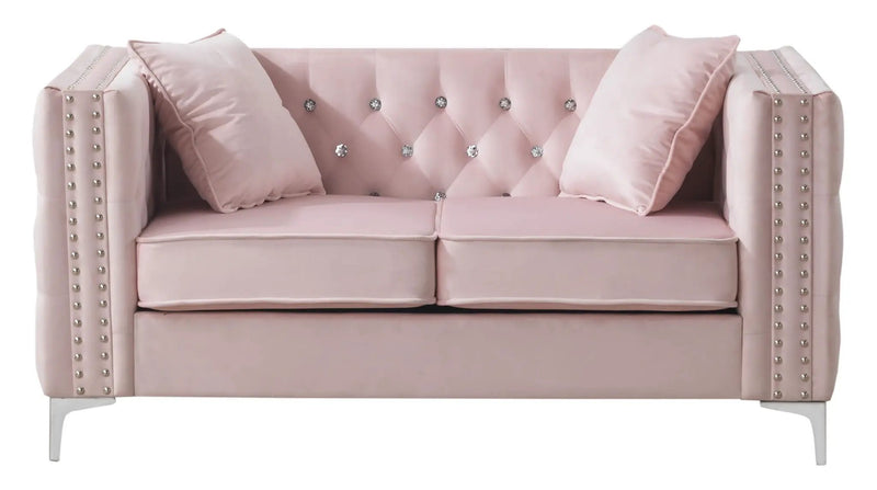 Elegant Track Arm Loveseat by HouseOfZazla