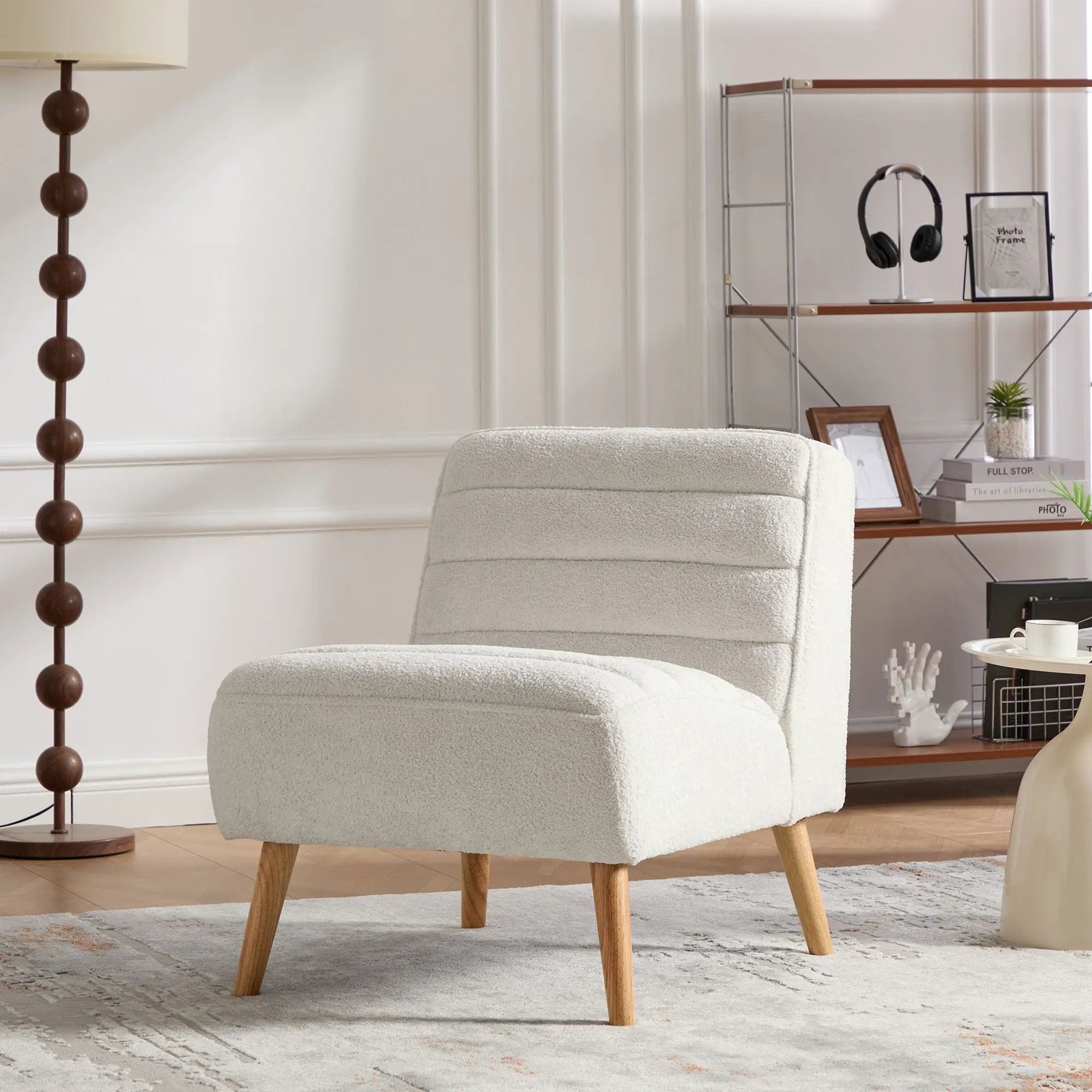 Upholstered Armless Accent Chair by HouseOfZazla