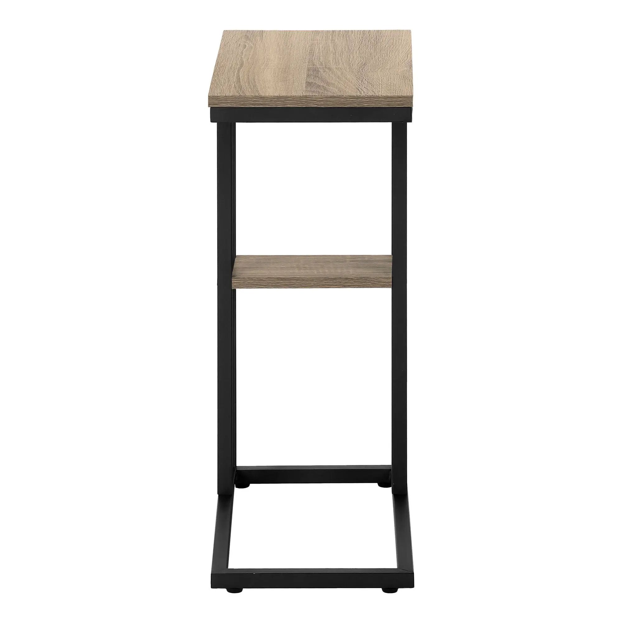 Accent Table, C - Shaped, Marble Look Contemporary & Modern Convenient Design by Unique Piece Furniture