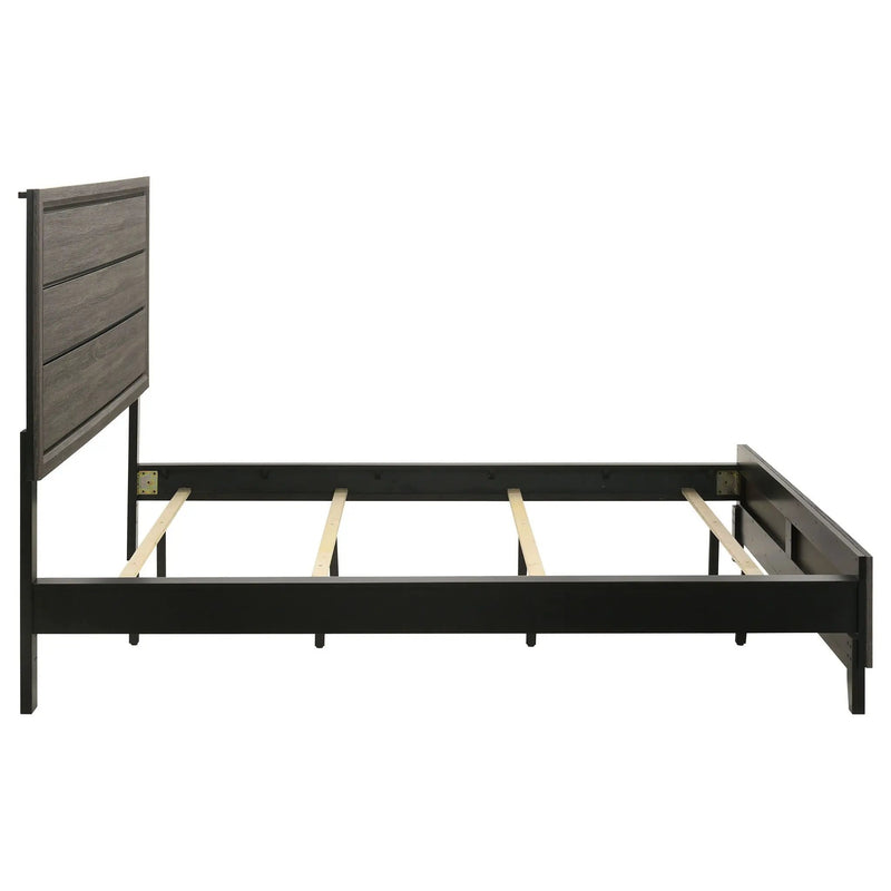 Watson Wood California King Panel Bed Grey Oak by Unique Piece Furniture