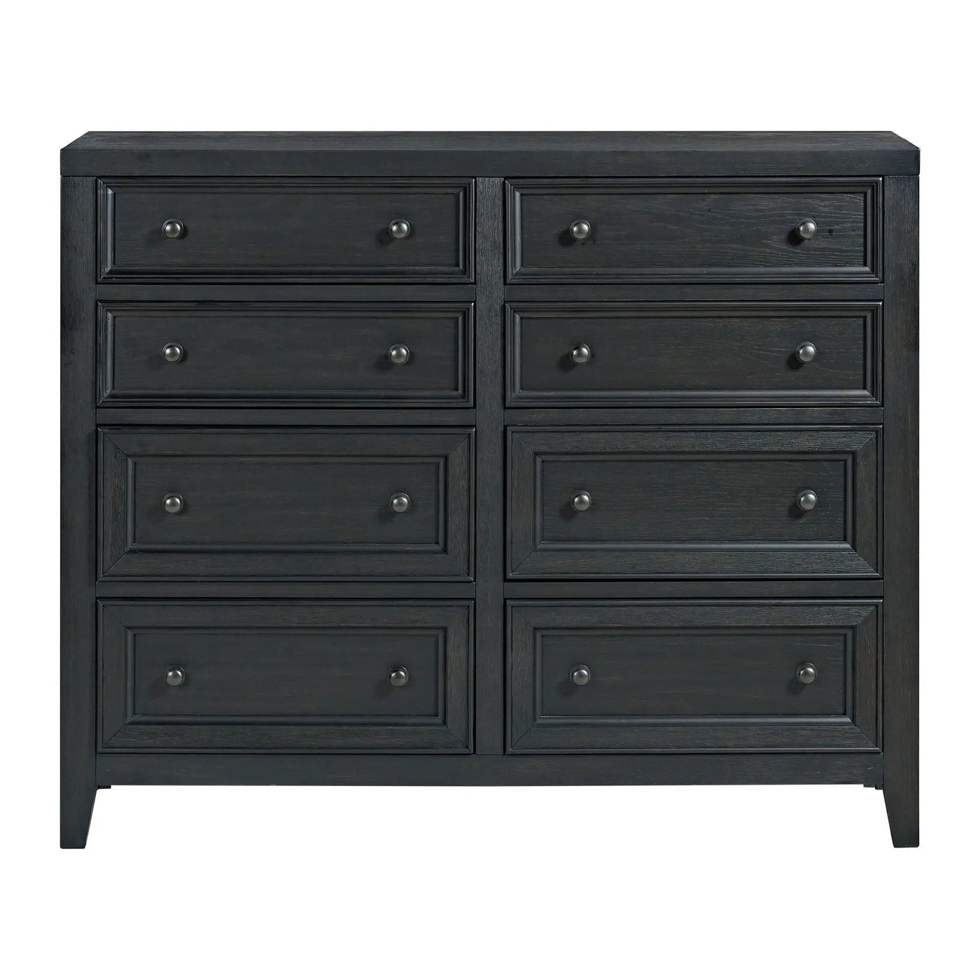 8 Drawer Dresser With Framed Fronts And Smooth Metal Glides by HouseOfZazla