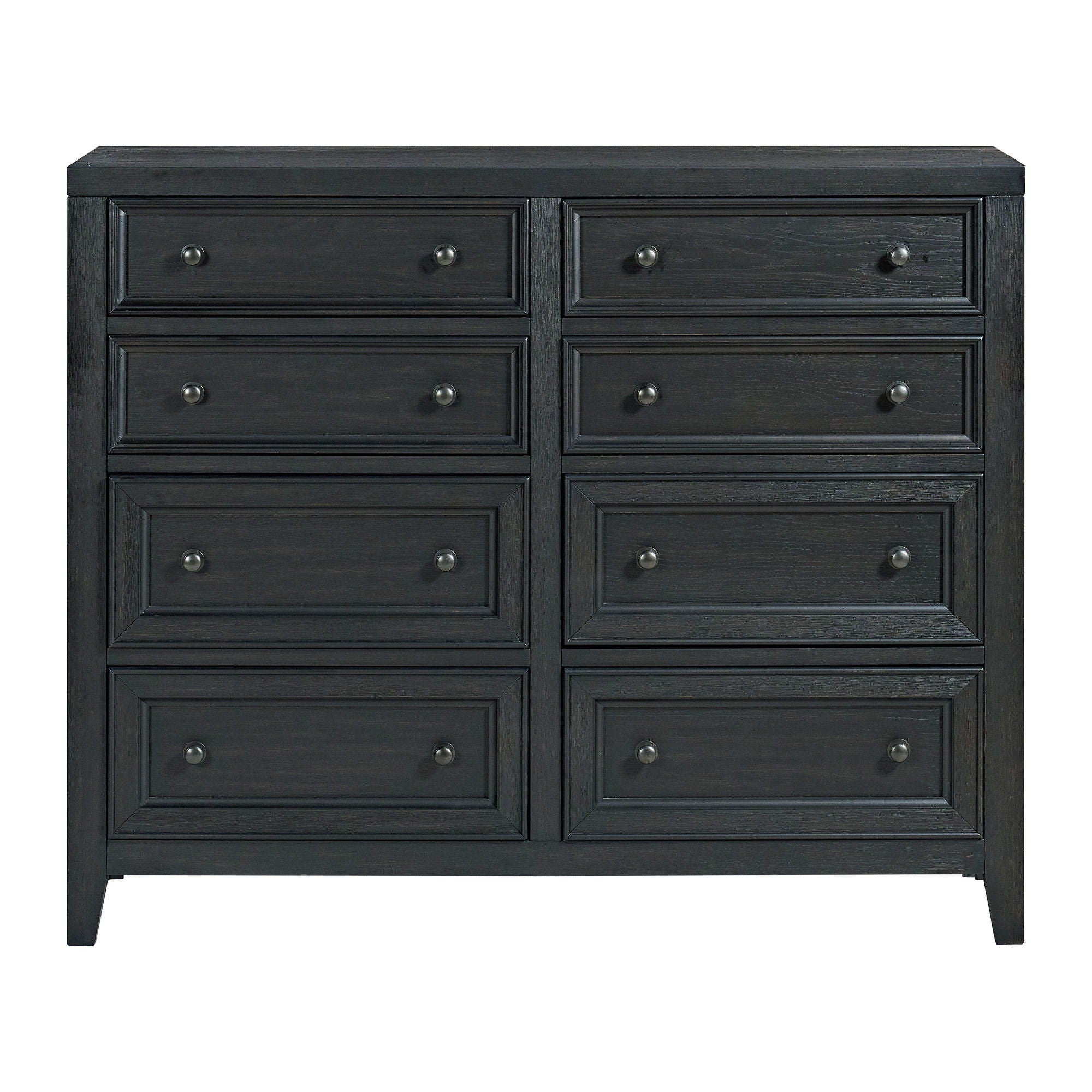 8 Drawer Dresser With Framed Fronts And Smooth Metal Glides by HouseOfZazla