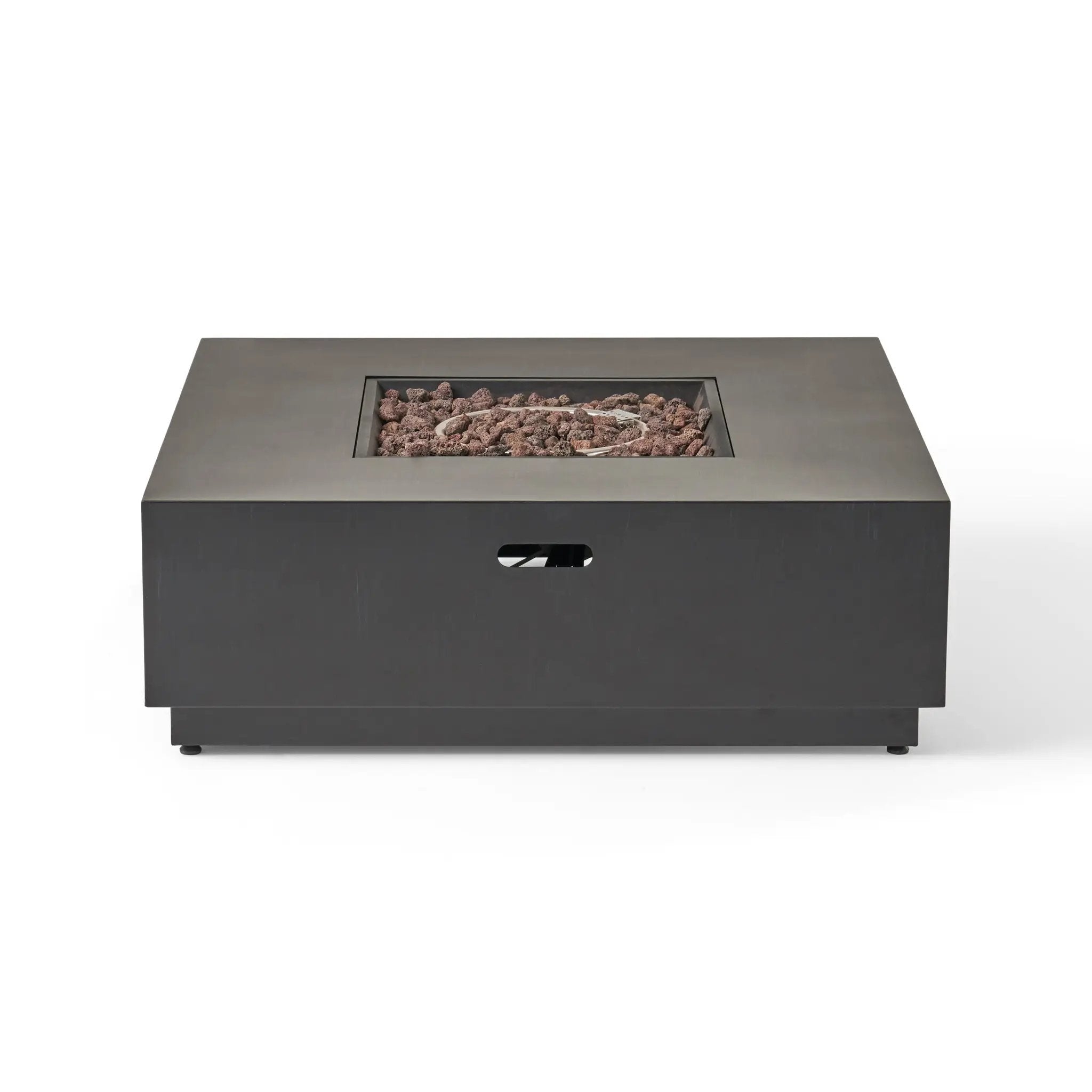 39'' Square Iron Fire Pit - 50,000 BTU by HouseOfZazla