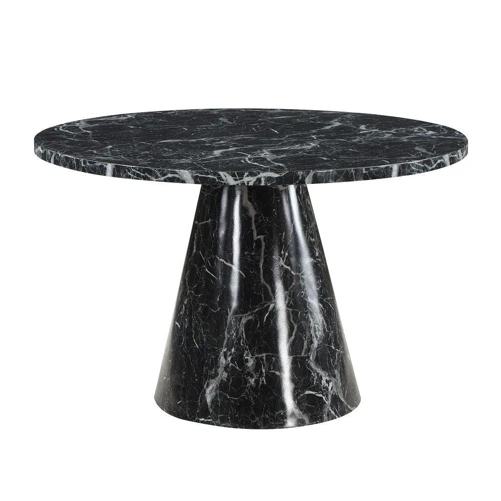 Hollis - Dining Table With Engineered Stone Top - Engineered Stone by Unique Piece Furniture