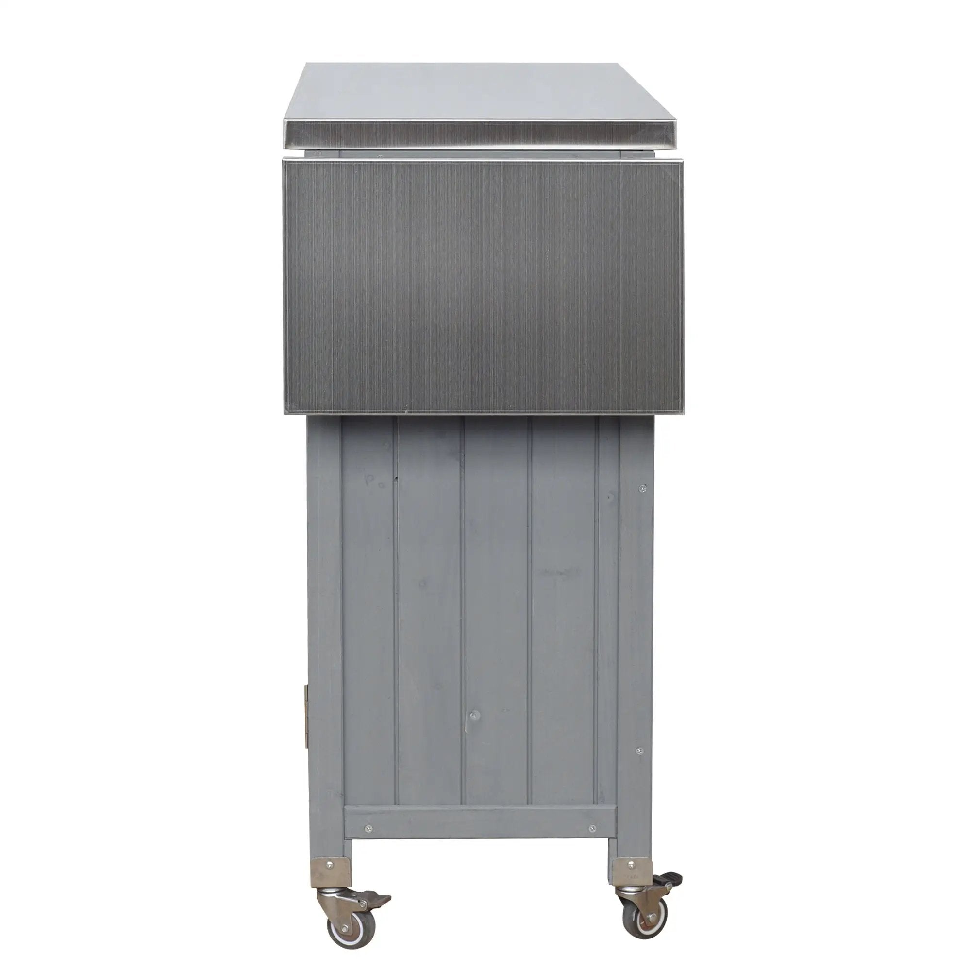 Foldable Outdoor Kitchen Island Patio Kitchen Cart by HouseOfZazla